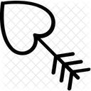 Broken Heart Arrow Icon