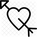 Broken Heart Arrow Icon