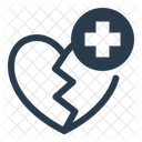 Broken Heart Depress Emotion Icon