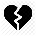Broken Heart Heartbreak Heartbroken Icon