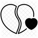 Broken Heart Heart Love Icon