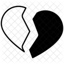 Broken Heart Heart Love Icon