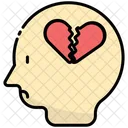 Broken Heart Mind Icon