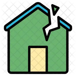 Broken house  Icon