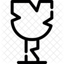 Broken Glass Shattered Icon