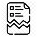 Broken Warning Archive Icon