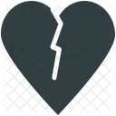 Broken Heart Breakup Icon