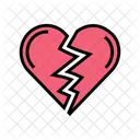 Broken Heart Sad Icon