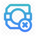 Broken Electrical Component Outlined Gradient Icon