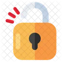 Encryption Broken Lock Padlock Icon