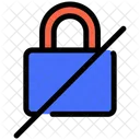 Broken Lock  Icon