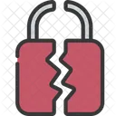 Broken Lock Broken Broken Padlock Icon