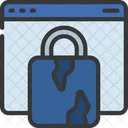 Broken Lock Website  Icon