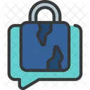 Broken Message Lock  Icon