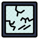 Broken Mirror Scary Mirror Halloween Mirror Icon