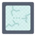 Broken Mirror Scary Mirror Halloween Mirror Icon