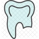 Broken Oral Crack Teeth Care Icon