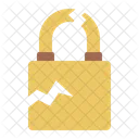 Broken padlock  Icon