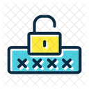 Broken Password Unlock Password Protection Icon