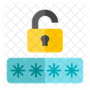 Broken Password Unlock Password Protection Icon