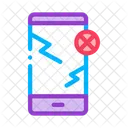 Broken Smartphone Repair Icon