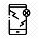 Broken Smartphone Isolated Icon