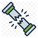 Broken Pipe Plumbing Leak Icon