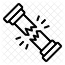 Broken Pipe Plumbing Leak Icon