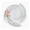 Broken Plate Dish Plate Icon