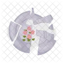 Broken Plate Dish Plate Icon