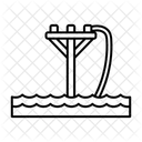 Broken Power Line Icon
