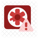 Broken radiator fan  Icon
