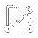 Broken scooter  Icon