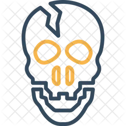 Broken Skull  Icon