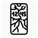 Broken Smartphone Screen Icon