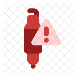 Broken spark plug  Icon