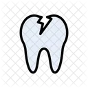 Broken Teeth Pain Icon