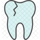 Broken Teeth Crack Teeth Care Icon