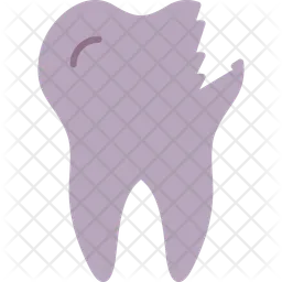 Broken tooth  Icon