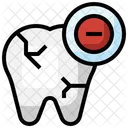Broken Tooth Dental Care Dentist Icon