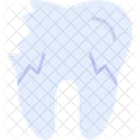 Broken Tooth Broken Dental Icon