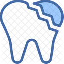 Broken Tooth Caries Smileys Icon