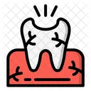 Broken tooth  Icon