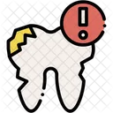 Broken tooth  Icon