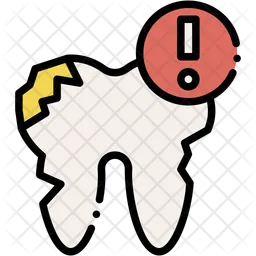 Broken tooth  Icon