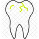Broken tooth  Icon