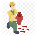 Amphora Broken Vase Icon