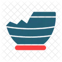Broken Vessel Ship Crash Icon