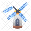 Broken Windmill Disaster Destruction Icon