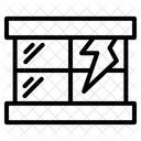 Broken Window Broken Mirror Cracked Screen Icon